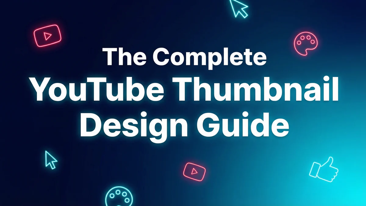 The Complete Guide to YouTube Thumbnails That Get Clicks: Design, Psychology, and AI Strategies