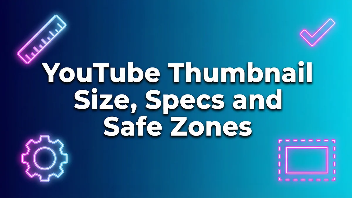 YouTube Thumbnail Size, Specs, and Safe Zones: The Definitive 2026 Guide